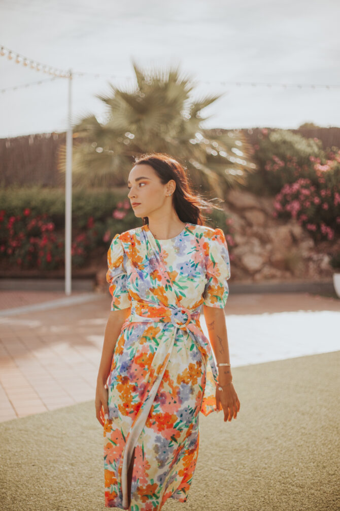 VESTIDO ABSTRACTO FLORAL