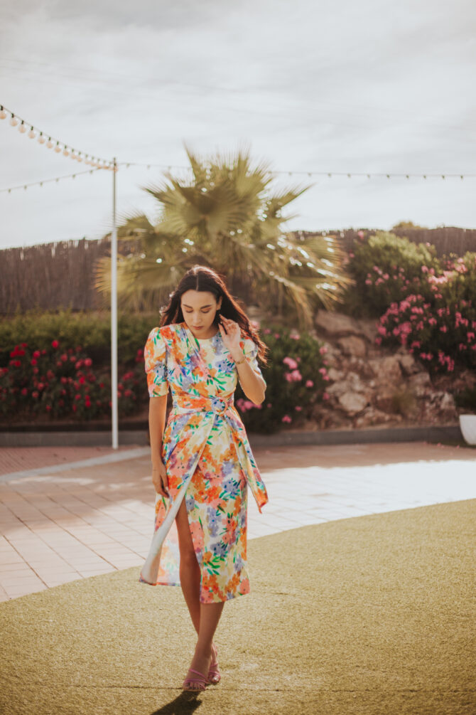 VESTIDO ABSTRACTO FLORAL