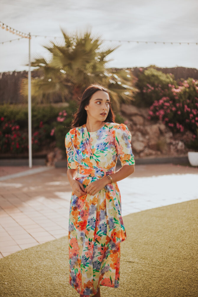 VESTIDO ABSTRACTO FLORAL