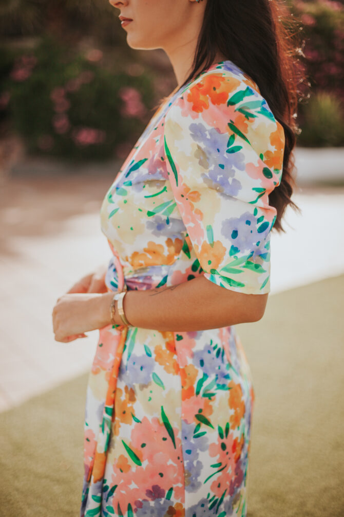 VESTIDO ABSTRACTO FLORAL