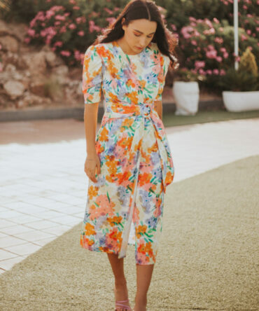 VESTIDO ABSTRACTO FLORAL
