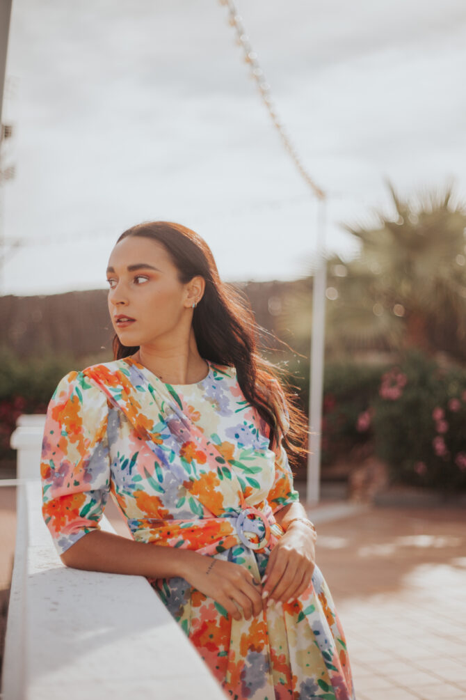 VESTIDO ABSTRACTO FLORAL