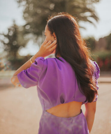 Vestido morado