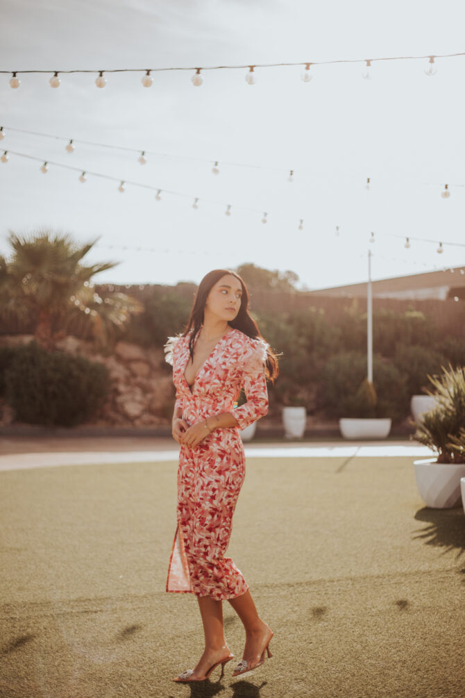 VESTIDO PLUMAS DE ÉTER