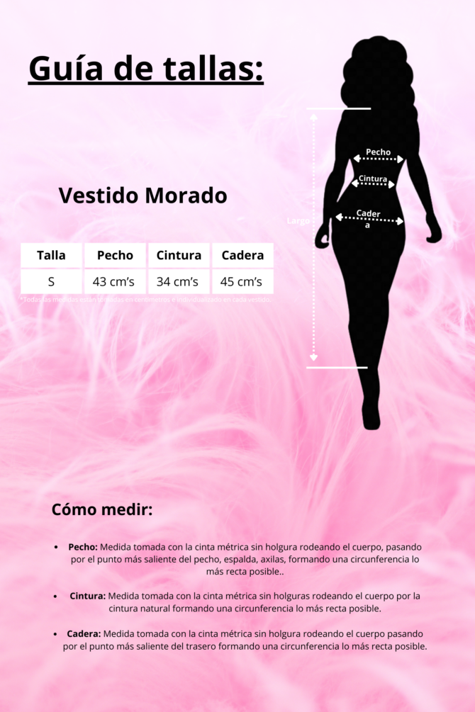 VESTIDO MORADO